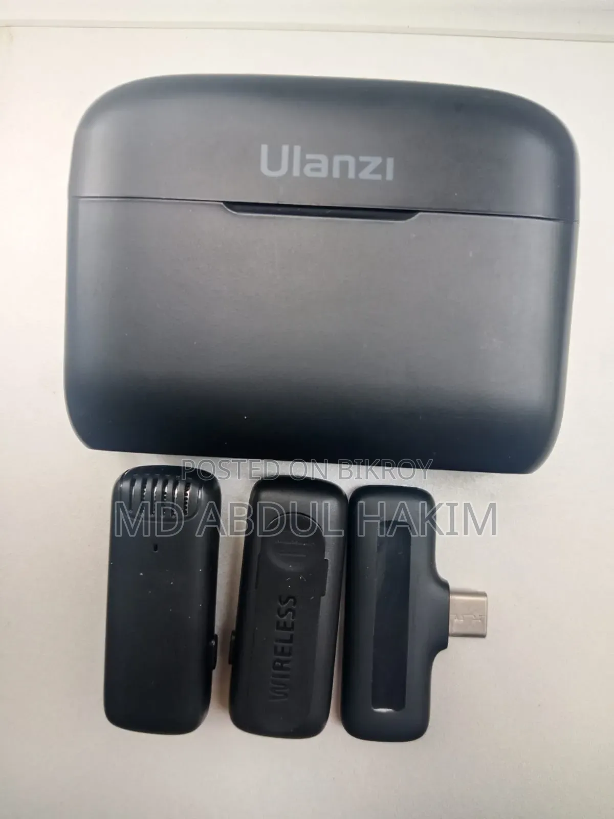 Ulanzi J12 ডুয়াল ওয়্যারলেস মাইক্রোফোন টাইপ-সি