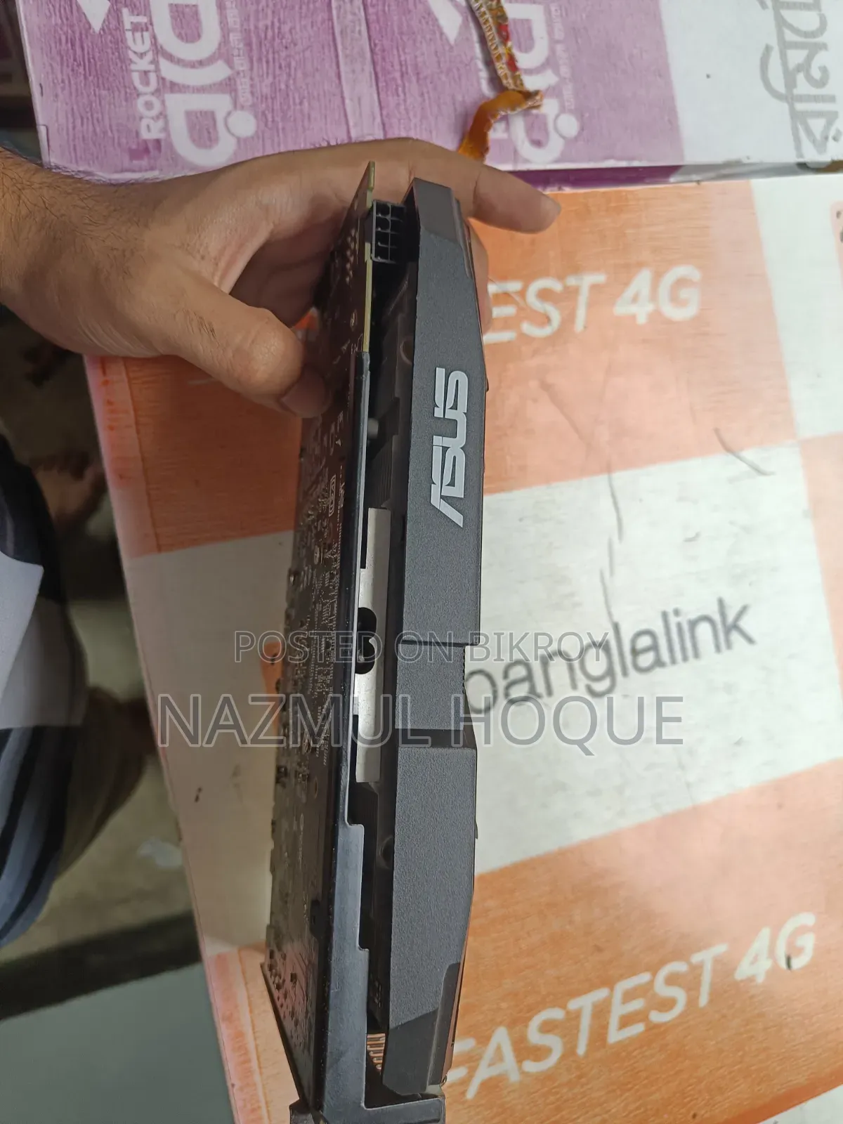 ASUS AMD Rx 590gme, অথবা মূলত Rx 580 জিপিইউ, নো ডিসপ্লে গ্রাফিক্স কার্ড