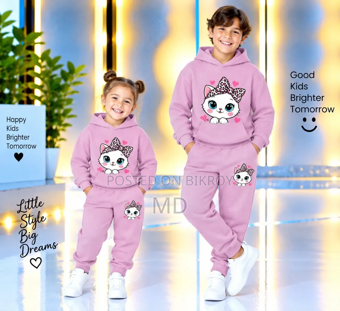 New Stylish Kids Hoodie Combo Set
