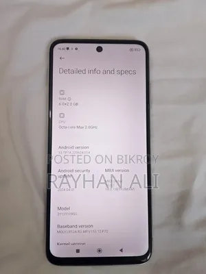 Xiaomi Redmi Note 11 128 GB White