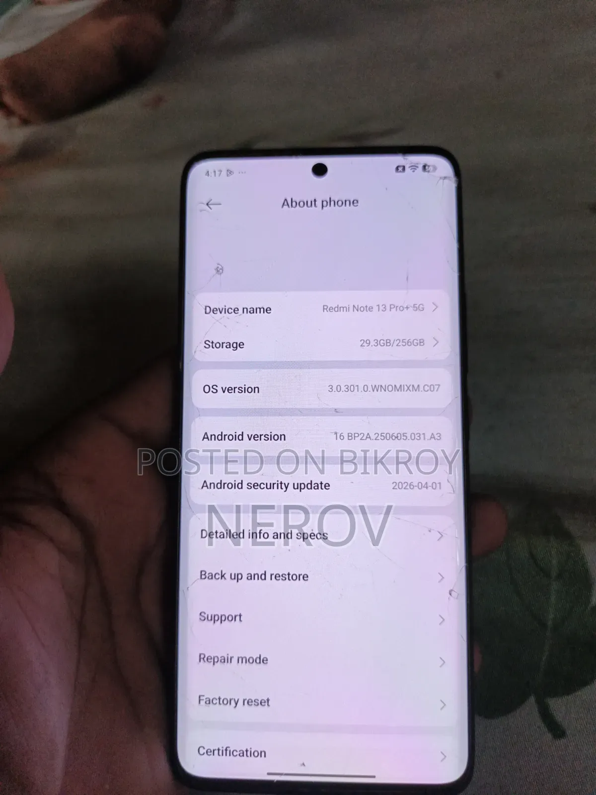 Xiaomi Redmi Note 13 Pro 5G 256 GB Black
