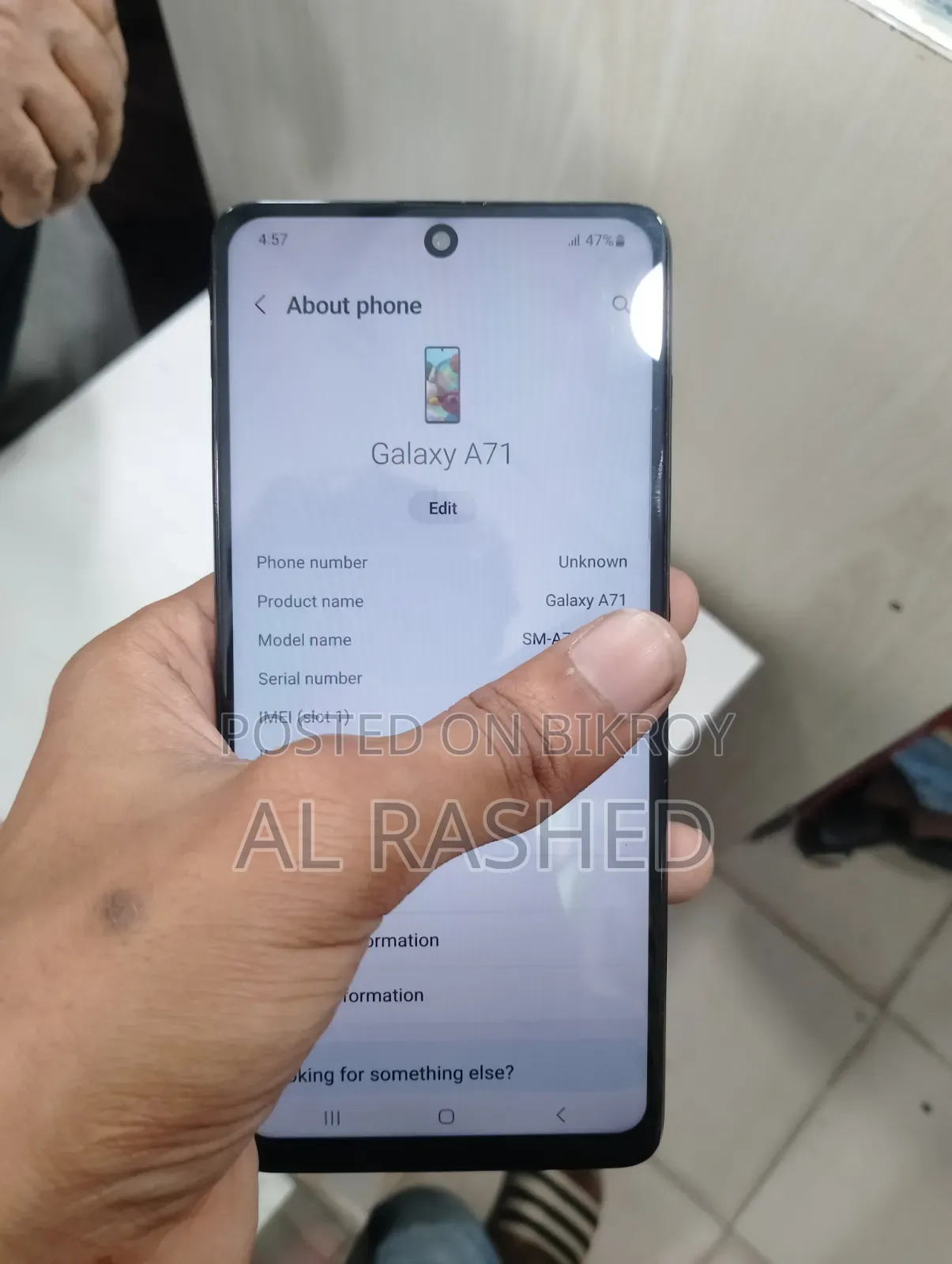 Samsung Galaxy A71 128 GB Blue