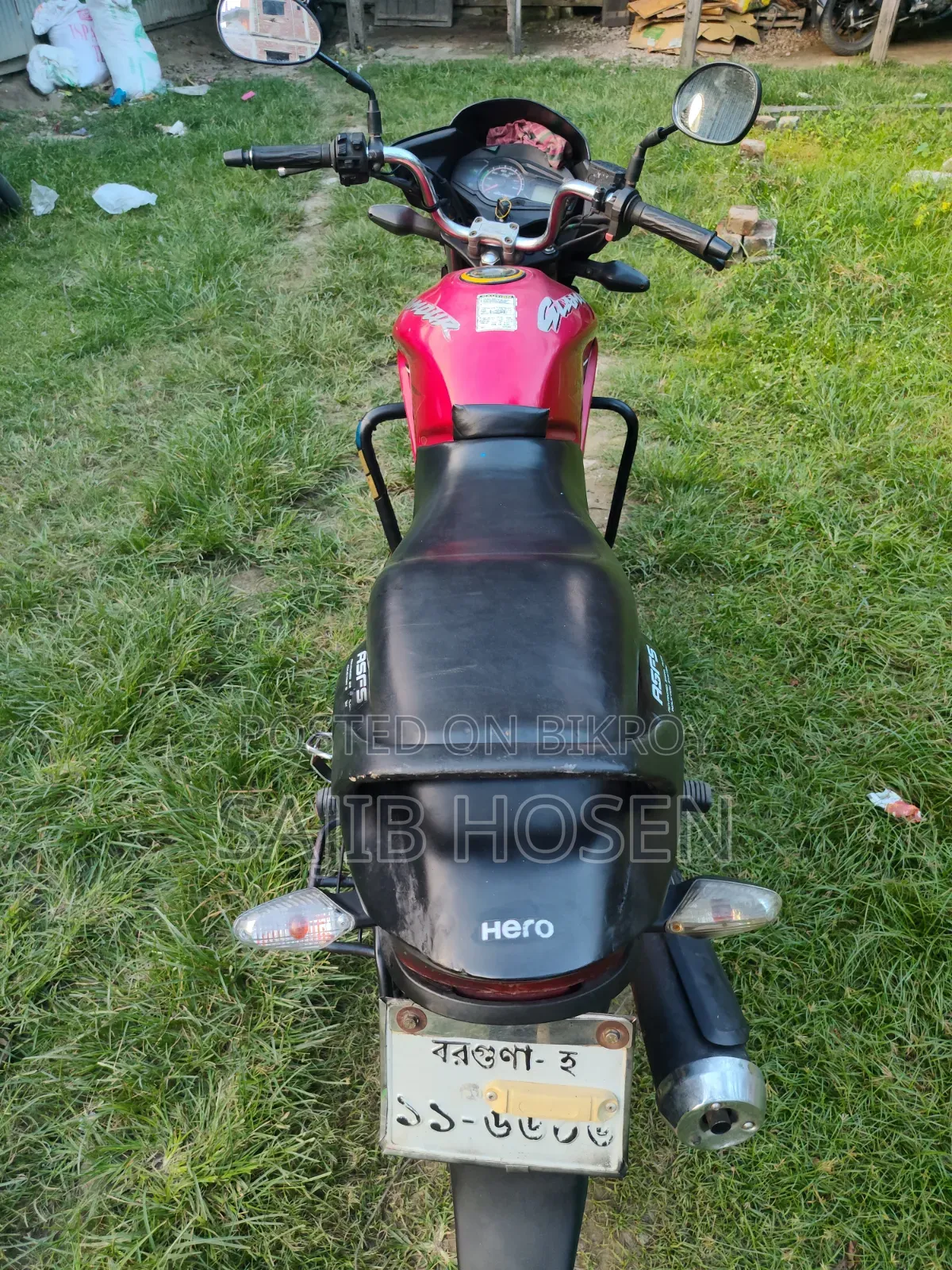 Hero Glamour 2018 Red
