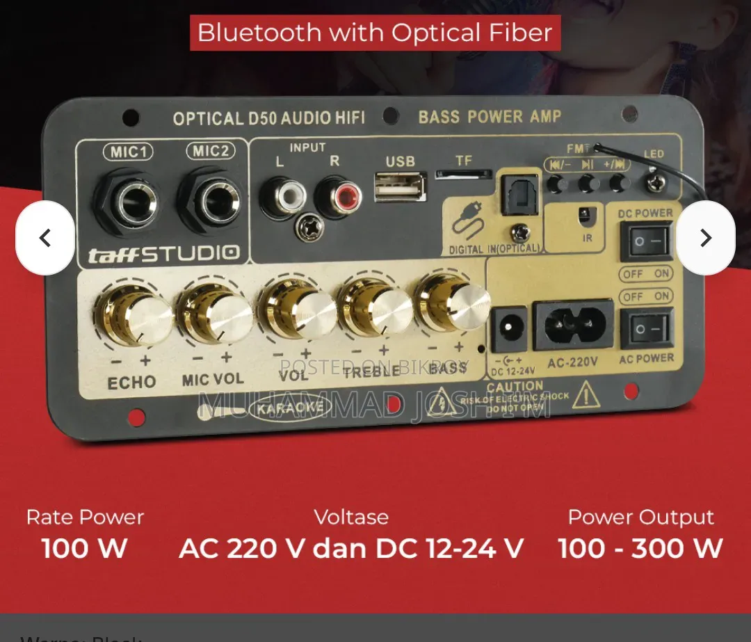 D50 Amplifier 100 -300w Power