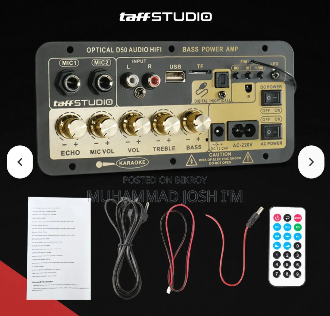D50 Amplifier 100 -300w Power