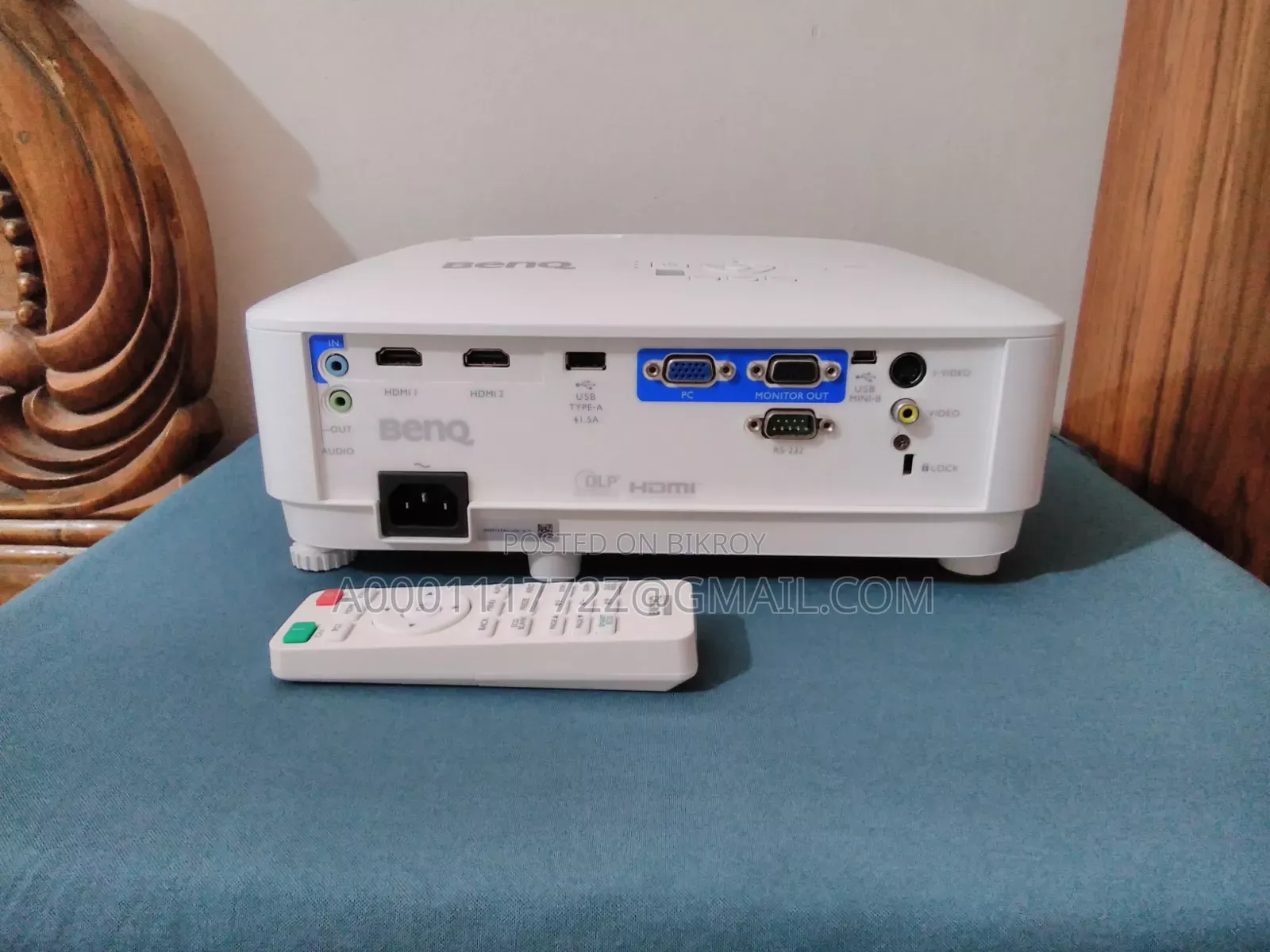 BenQ MX560 DLP 4000 ANSI Lumens Projector Made in Taiwan