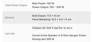 D50 Amplifier 100 -300w Power