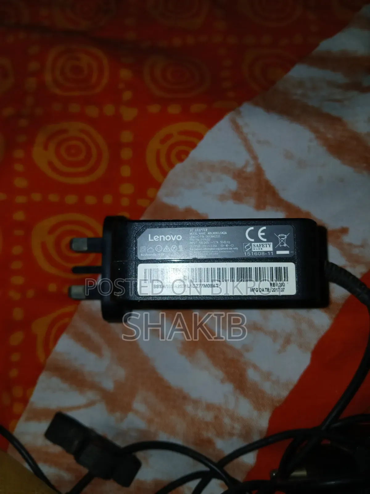 Lenovo Laptop Charger