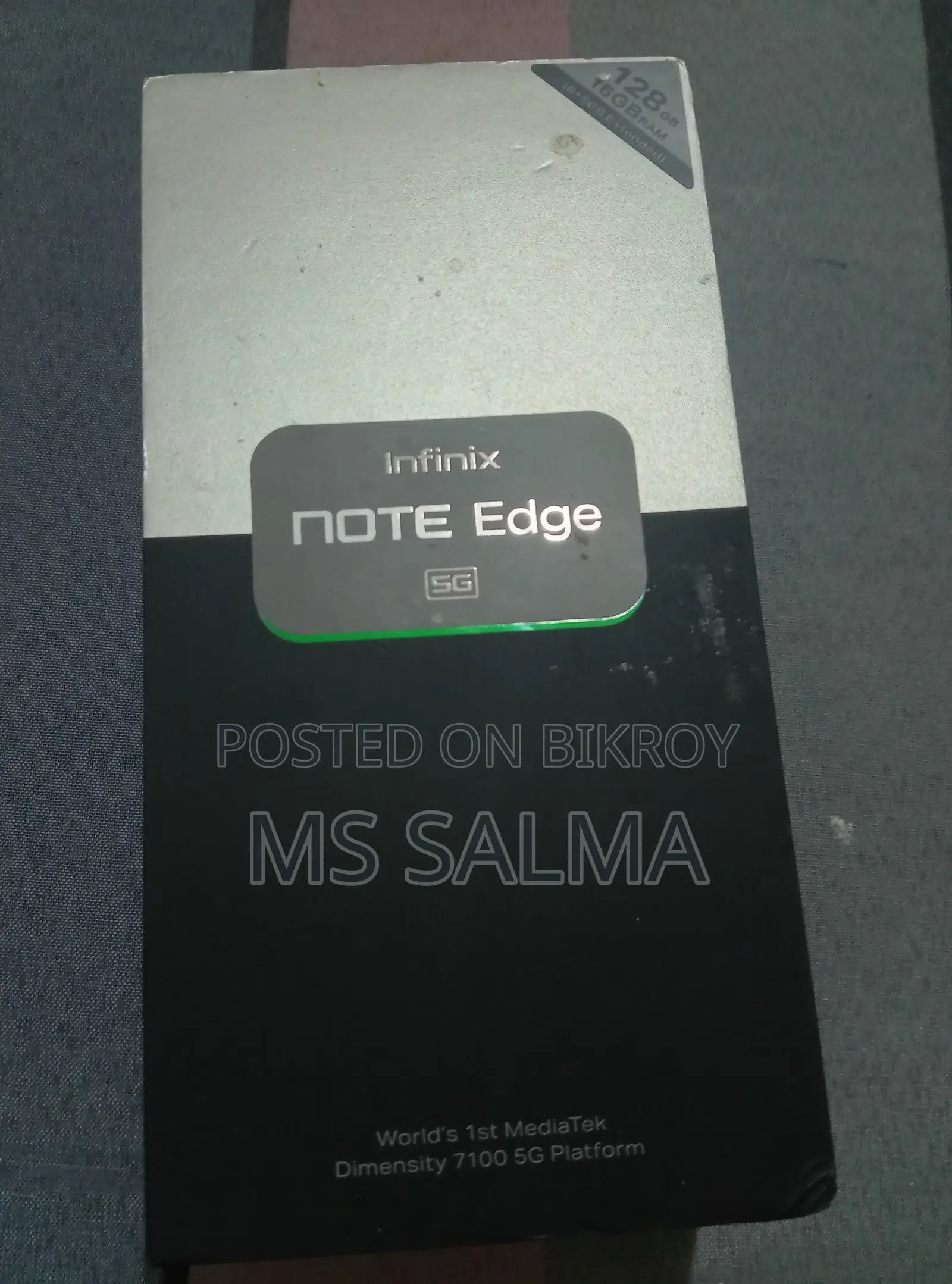 Infinix Note Edge 128 GB Silver