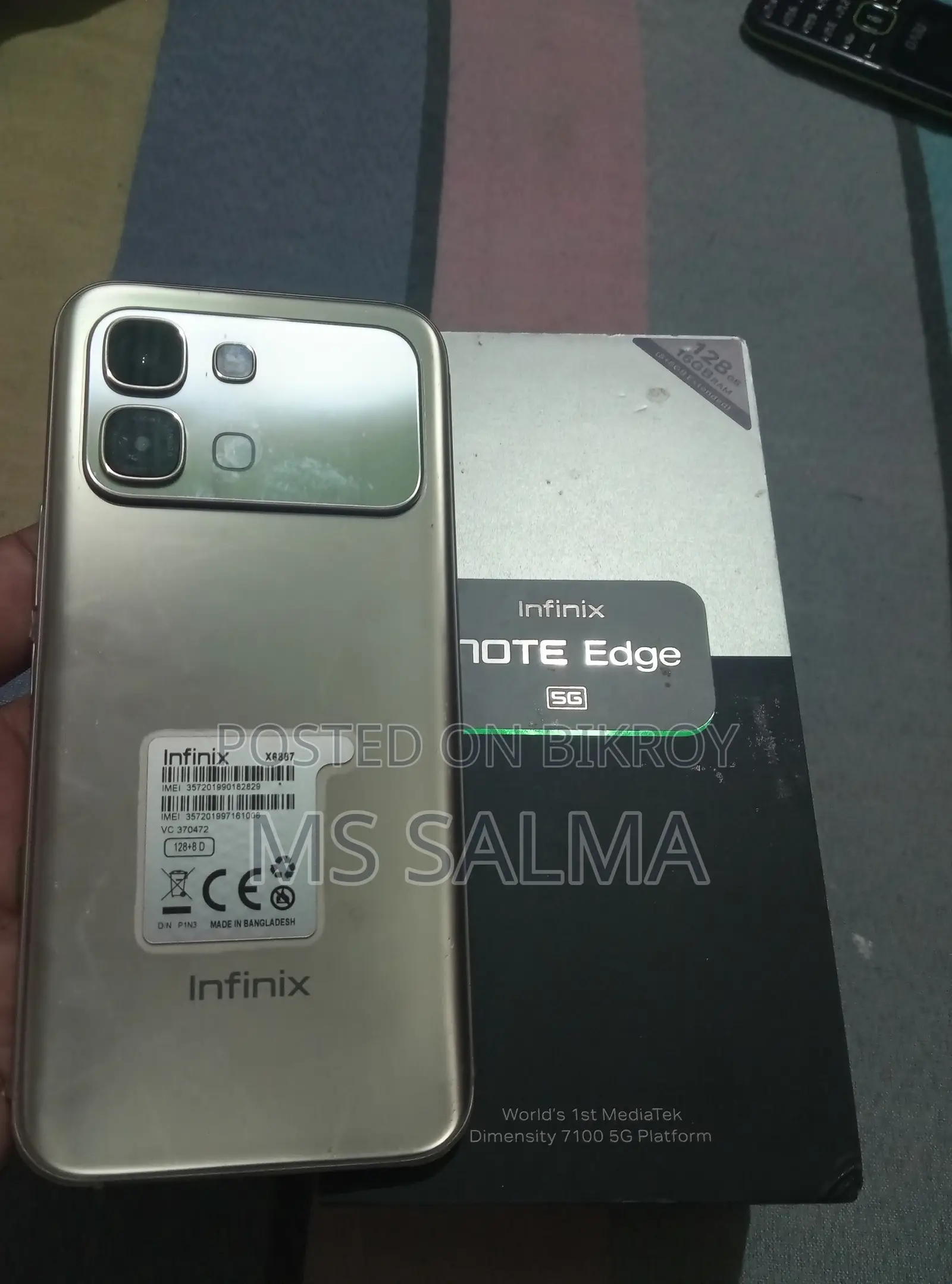 Infinix Note Edge 128 GB Silver