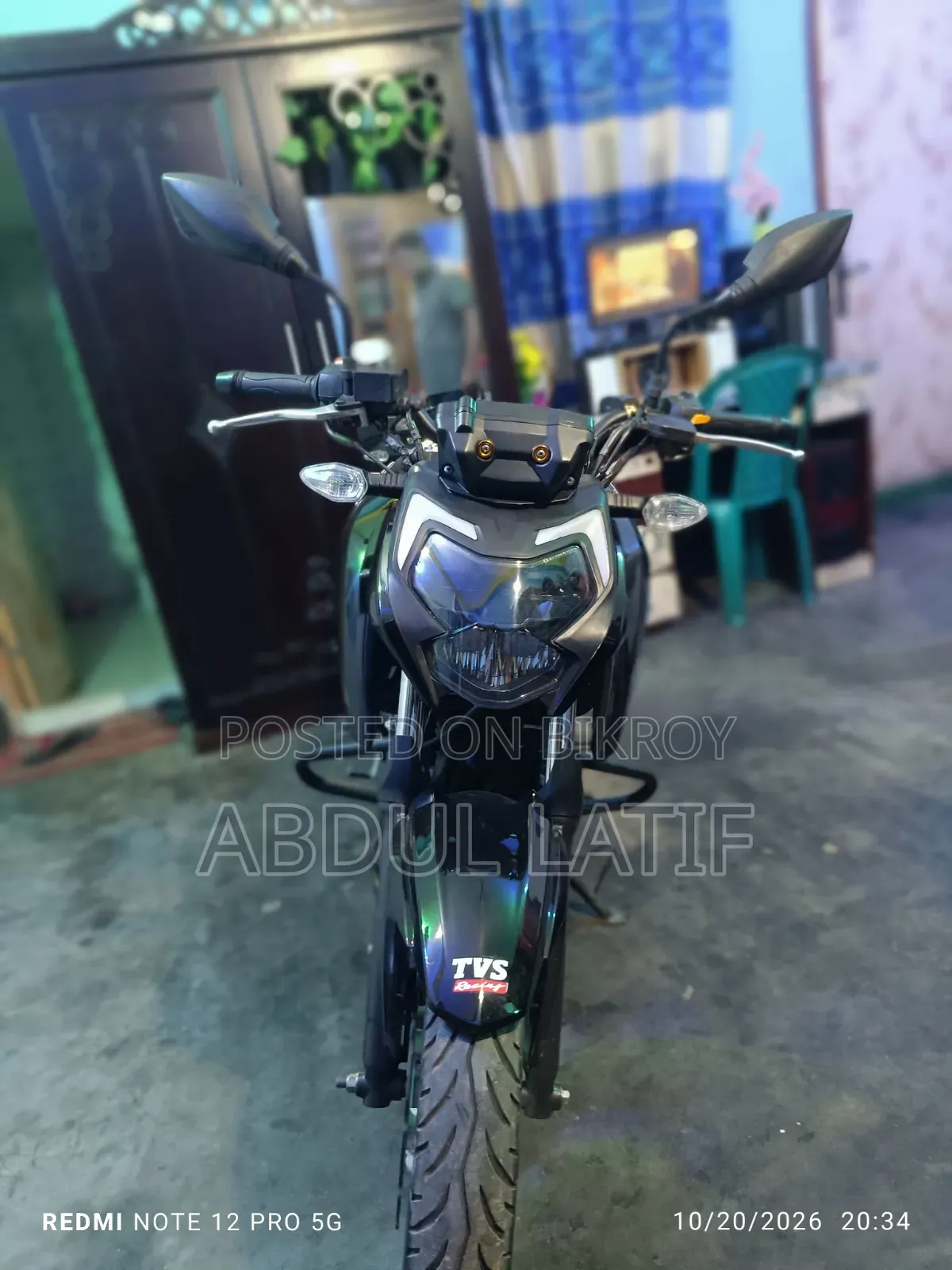 TVS Apache RTR 160 4V 2024 Black