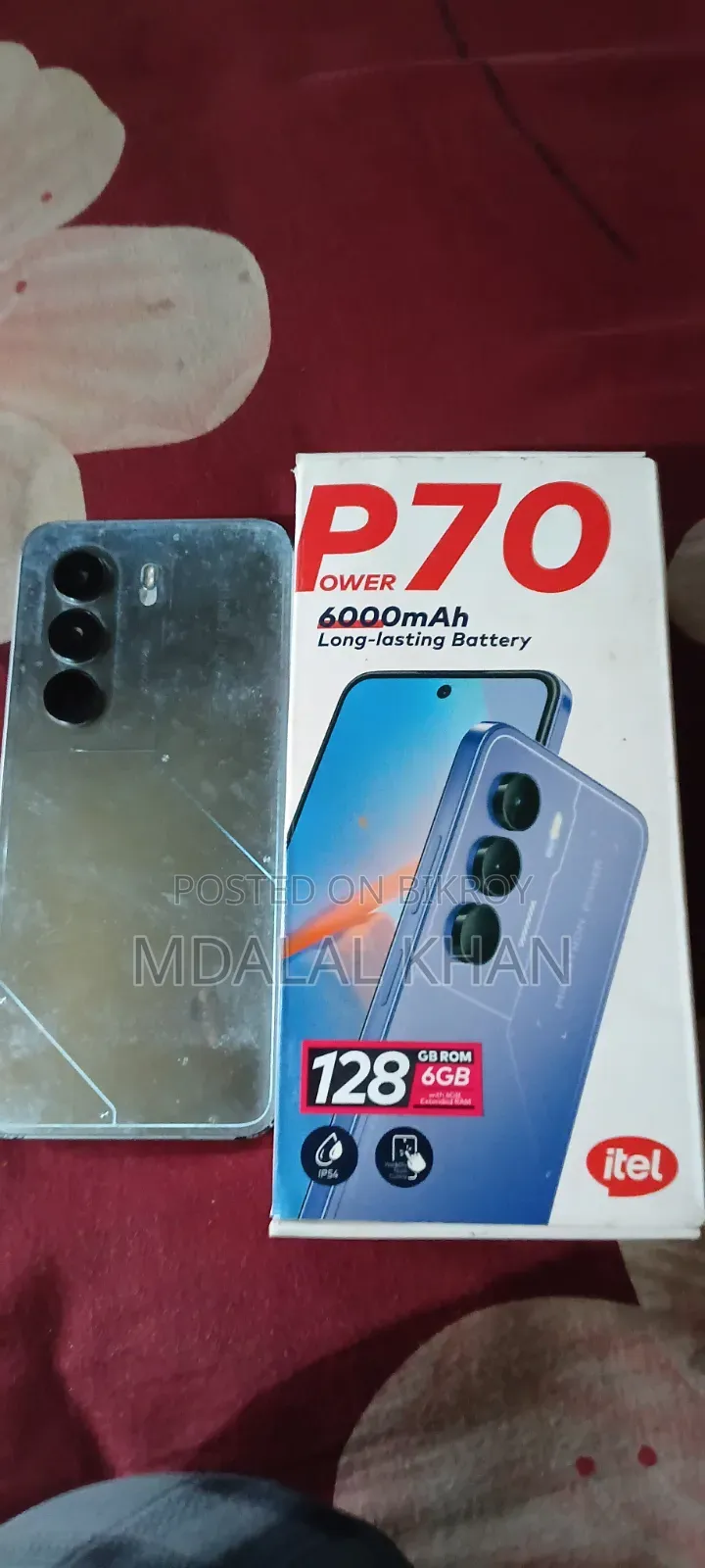New Itel P70 64 GB Black