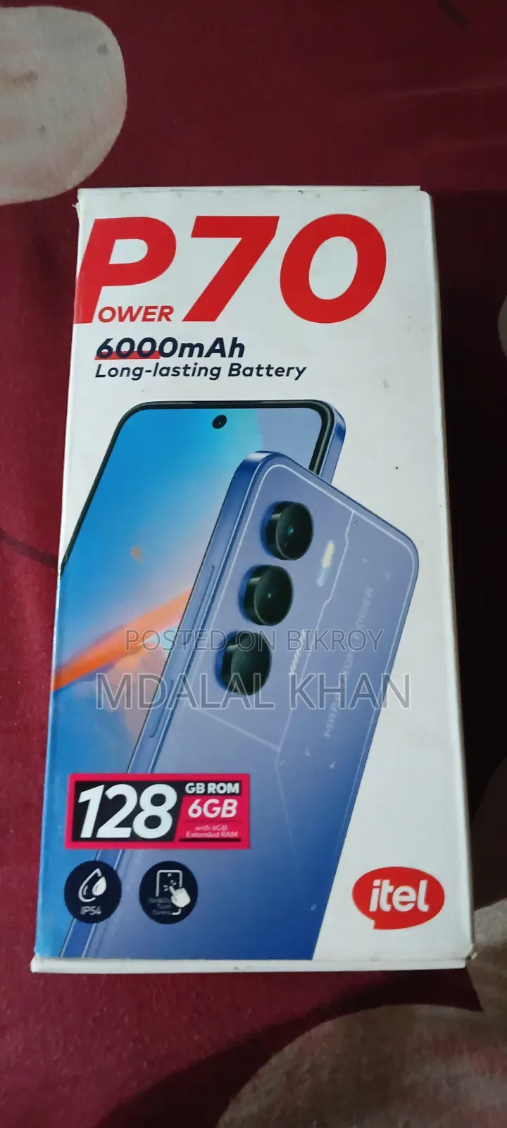 New Itel P70 64 GB Black