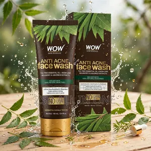 WOW Skin Science Anti-Acne Face Wash With Tea Tree & Neem, 100 Ml