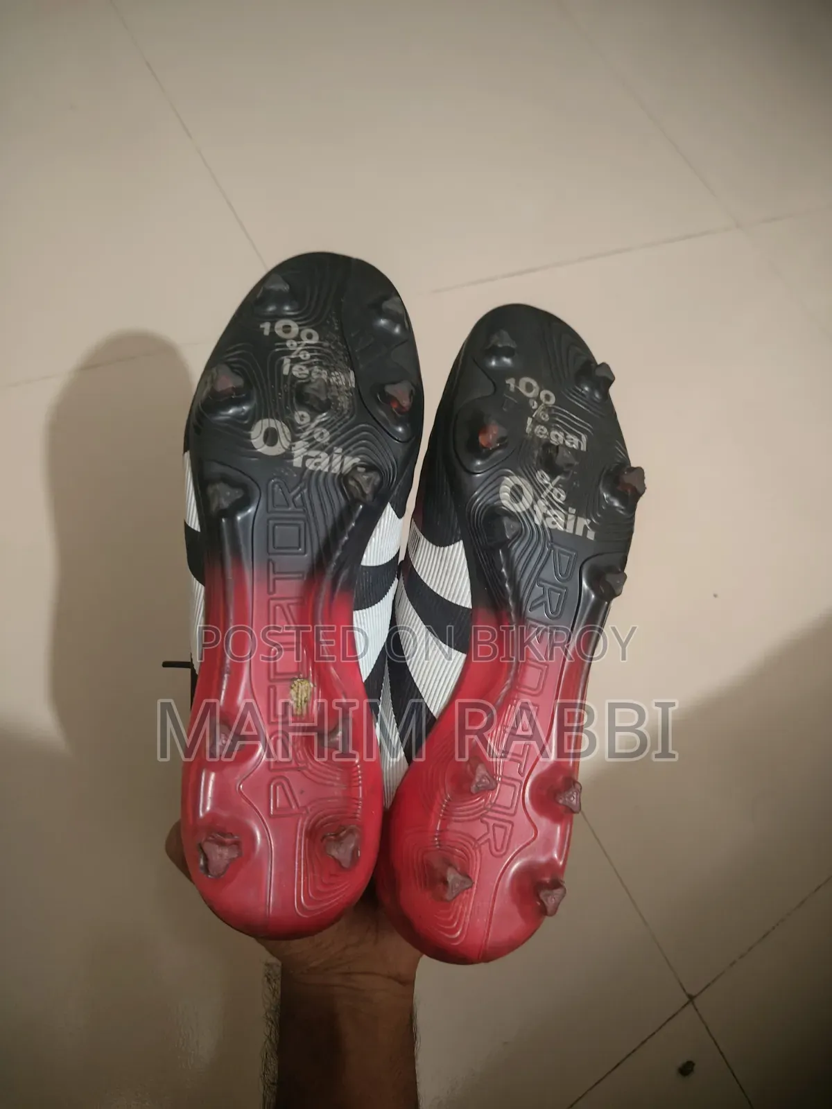 Used Football Boot Adidas Predator