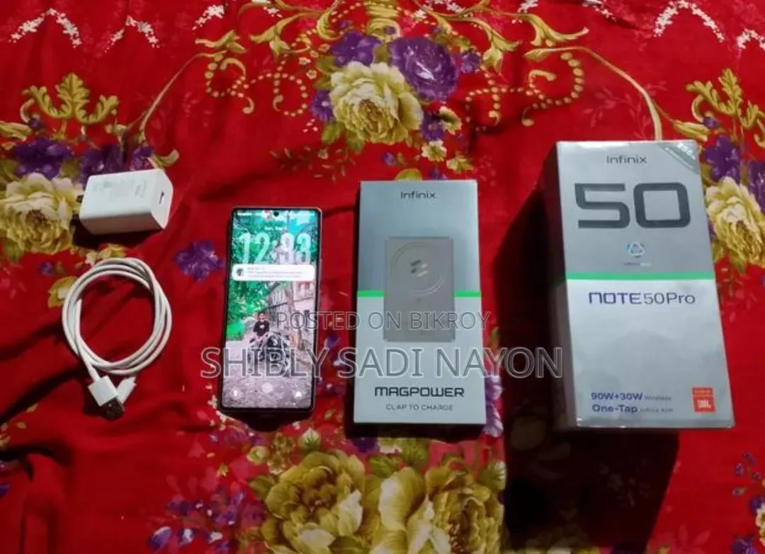 ইনফিনিক্স নোট ৫০ প্রো ২৫৬ জিবি গ্রে