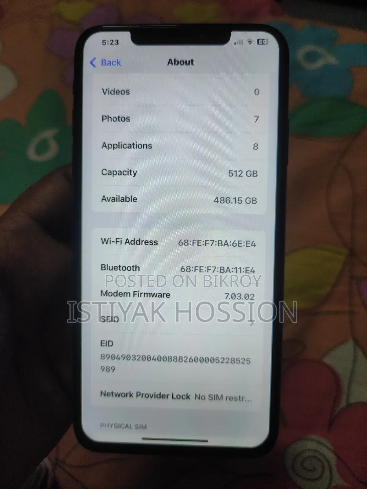 অ্যাপল আইফোন এক্সএস ম্যাক্স ৫১২ জিবি গোল্ড
