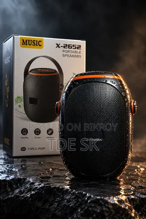 পোর্টেবল ব্লুটুথ স্পিকার হাই কোয়ালিটি (X-2652)