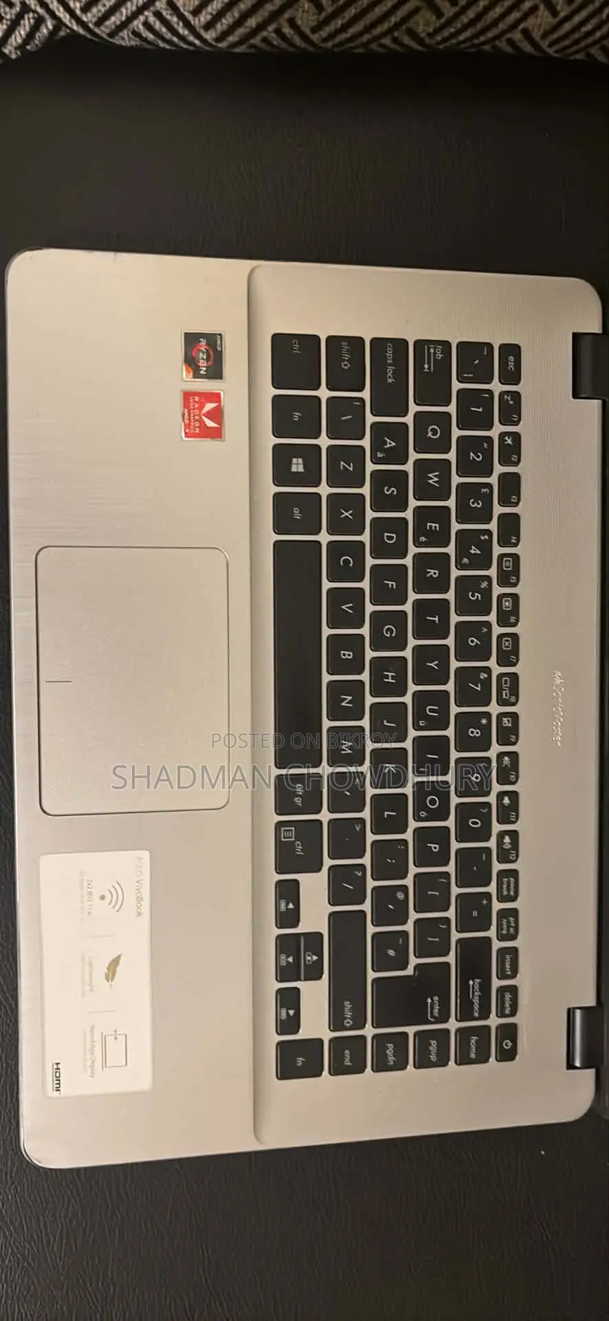 Laptop Asus Vivobook 14 4GB AMD Ryzen 3 HDD 1TB