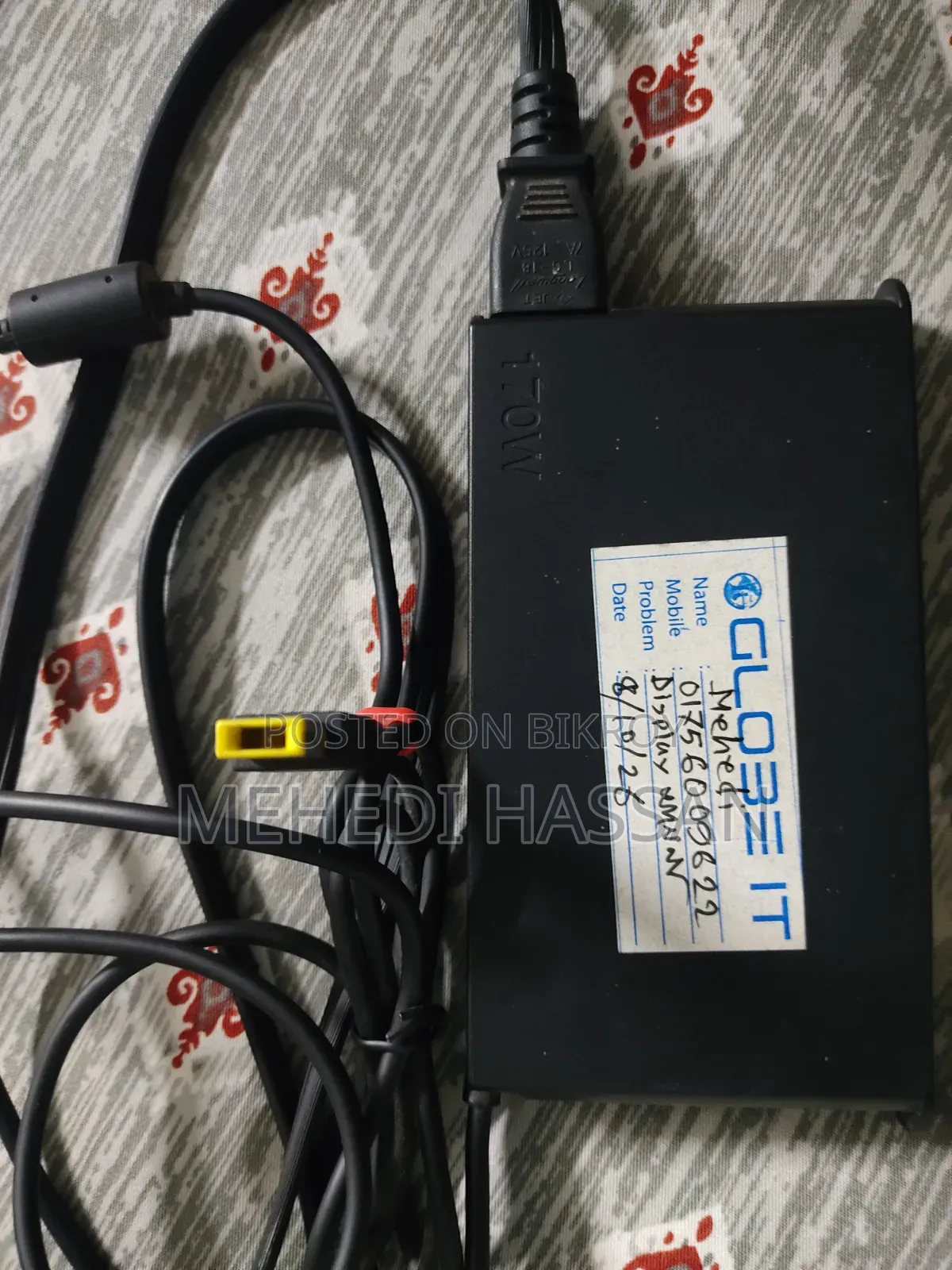 Laptop Power Charger Adapter 170W 20V 8.5A USB-A for Lenovo