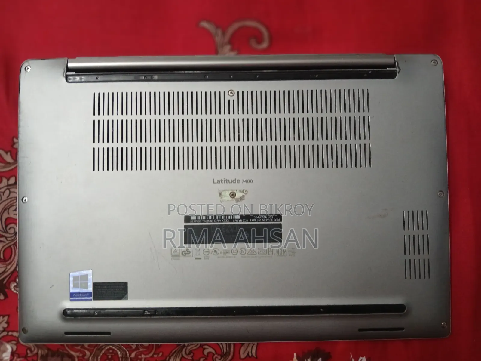 Laptop Dell Latitude 7400 8GB Intel Core i5 SSD 256GB