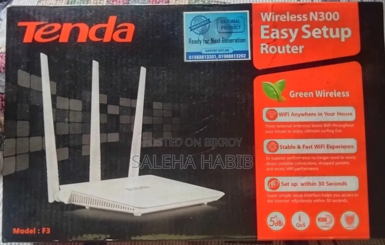 Tenda F3 N300 MBPS