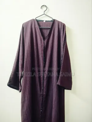 New Popcorn Fabric Borka and Hijab Set | Size 52