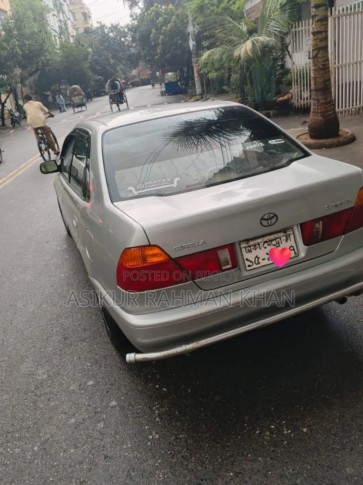 টয়োটা করোল্লা সেডান অটোমেটিক ১৯৯৯ সিলভার