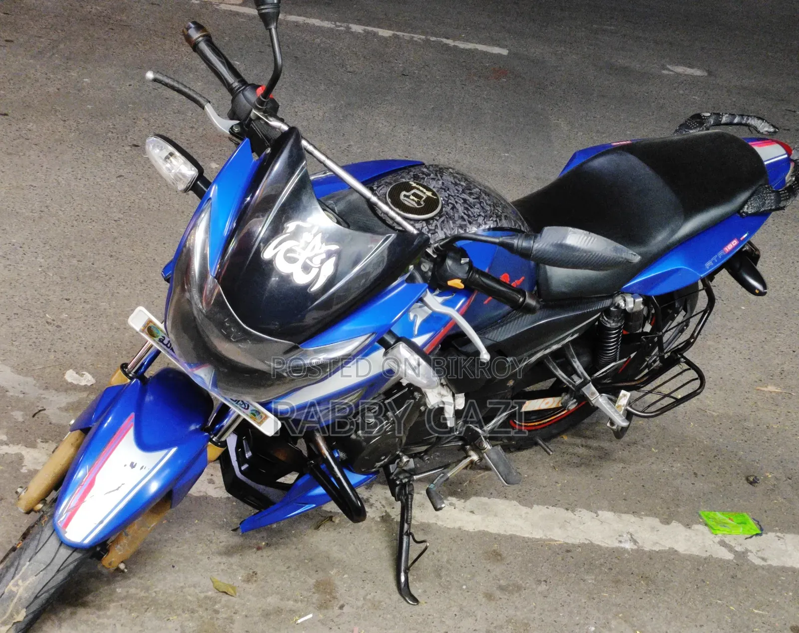 TVS Apache RTR 160 2V 2019 Blue