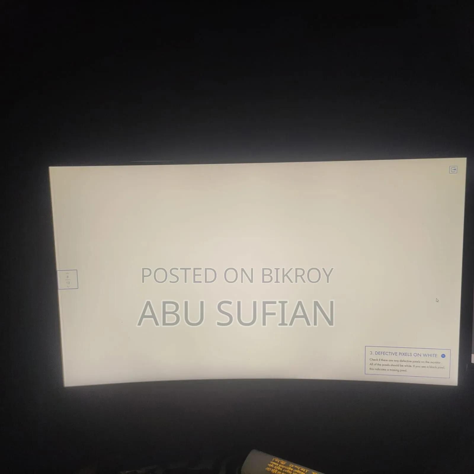 Samsung 27” Curved Monitor for Sale