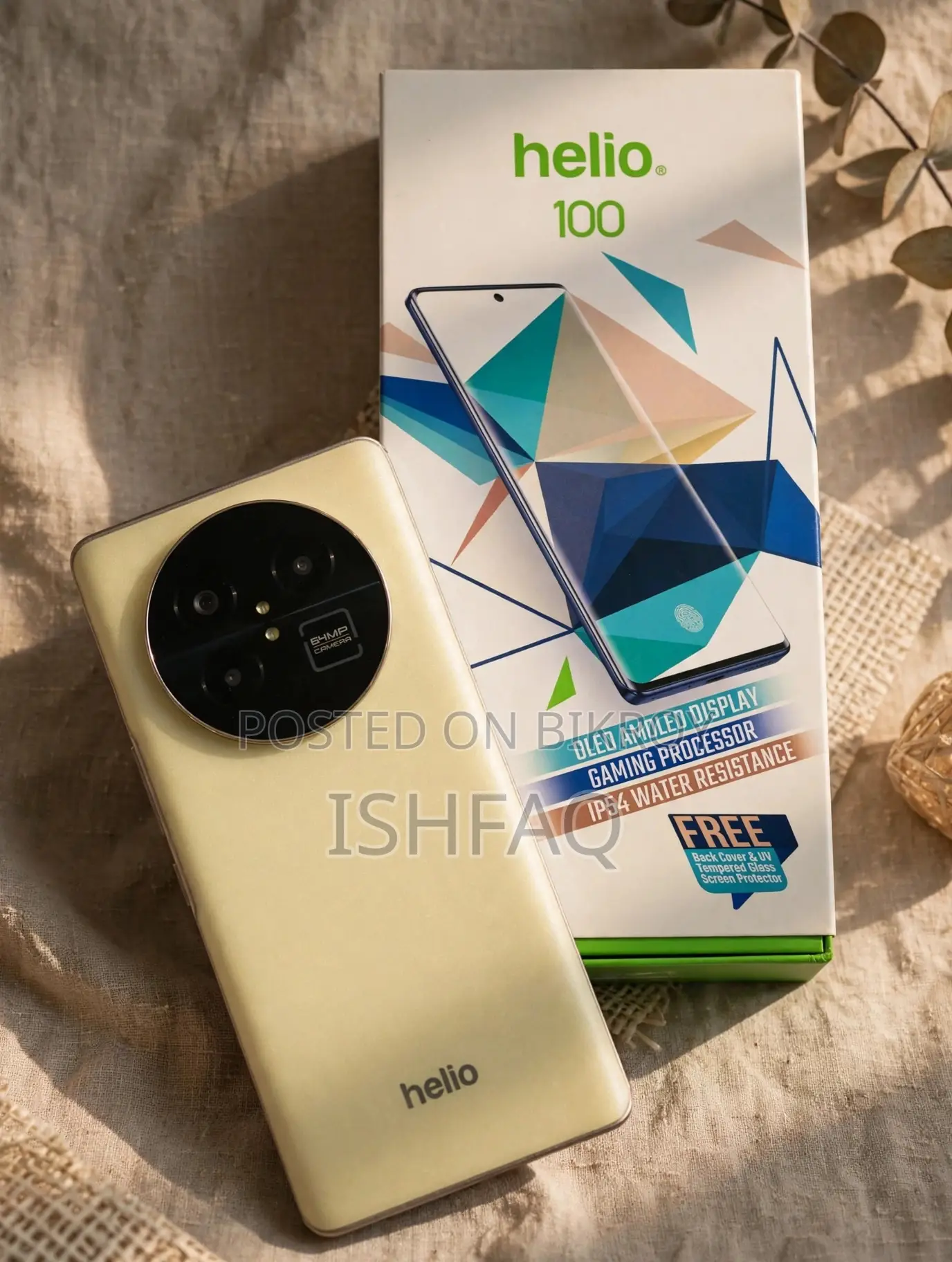 হেলিও ১০০ ২৫৬ জিবি গোল্ড