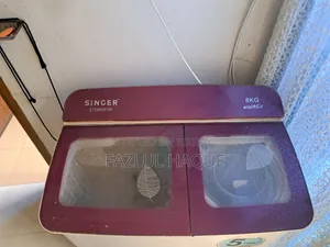 সিঙ্গার ৮কেজি ম্যানুয়াল ওয়াশিং মেশিন