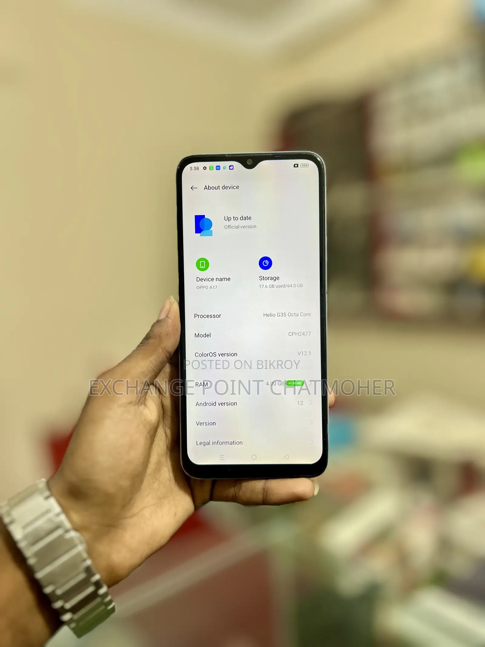 Oppo A17 64 GB Blue