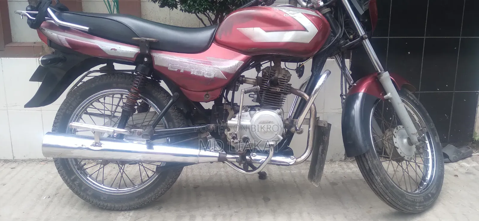 Bajaj CT 100X 2018 Red