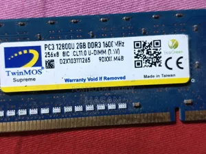 2GB DDR3 1600MHz Desktop Ram