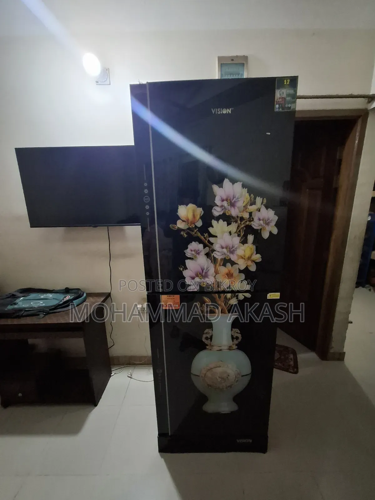 ৩৫৬ লিটার ভিশন ফ্রিজ অলমোস্ট নিউ