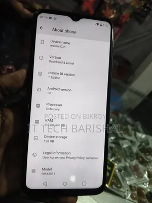 Realme C35 128 GB Black