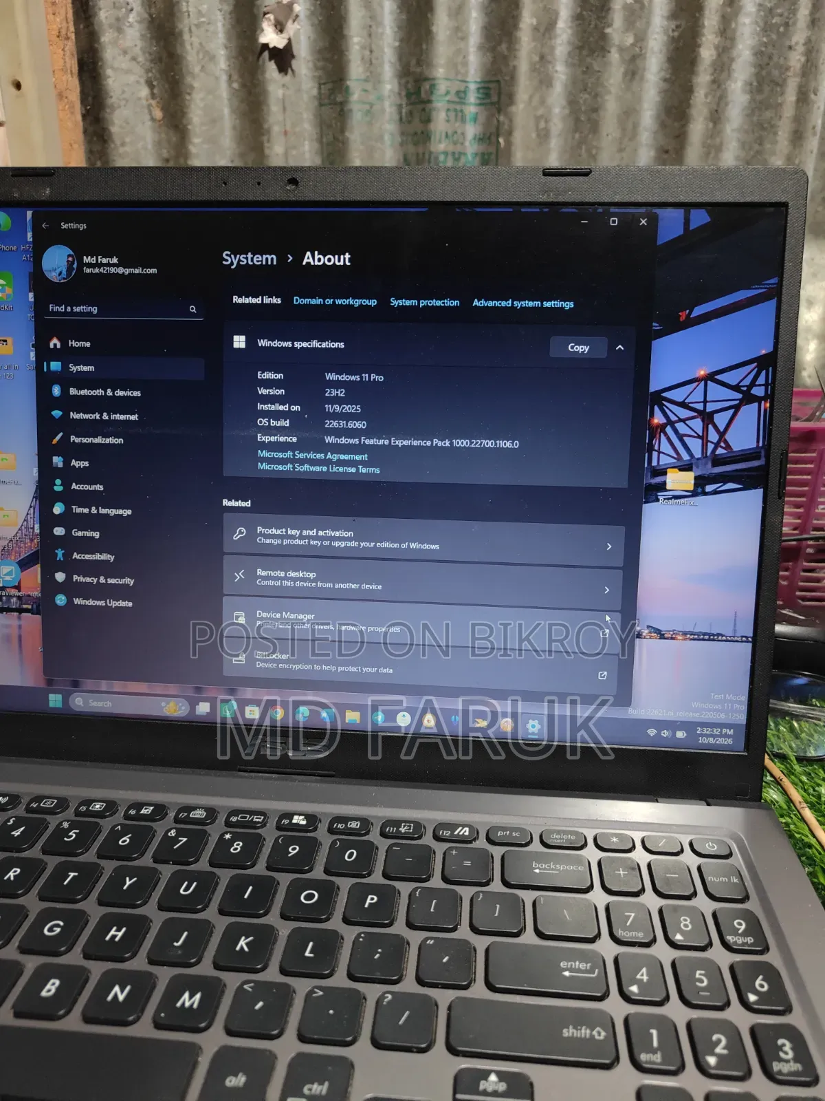 Laptop Asus Vivobook 15 20GB AMD Ryzen 3 HDD 512GB