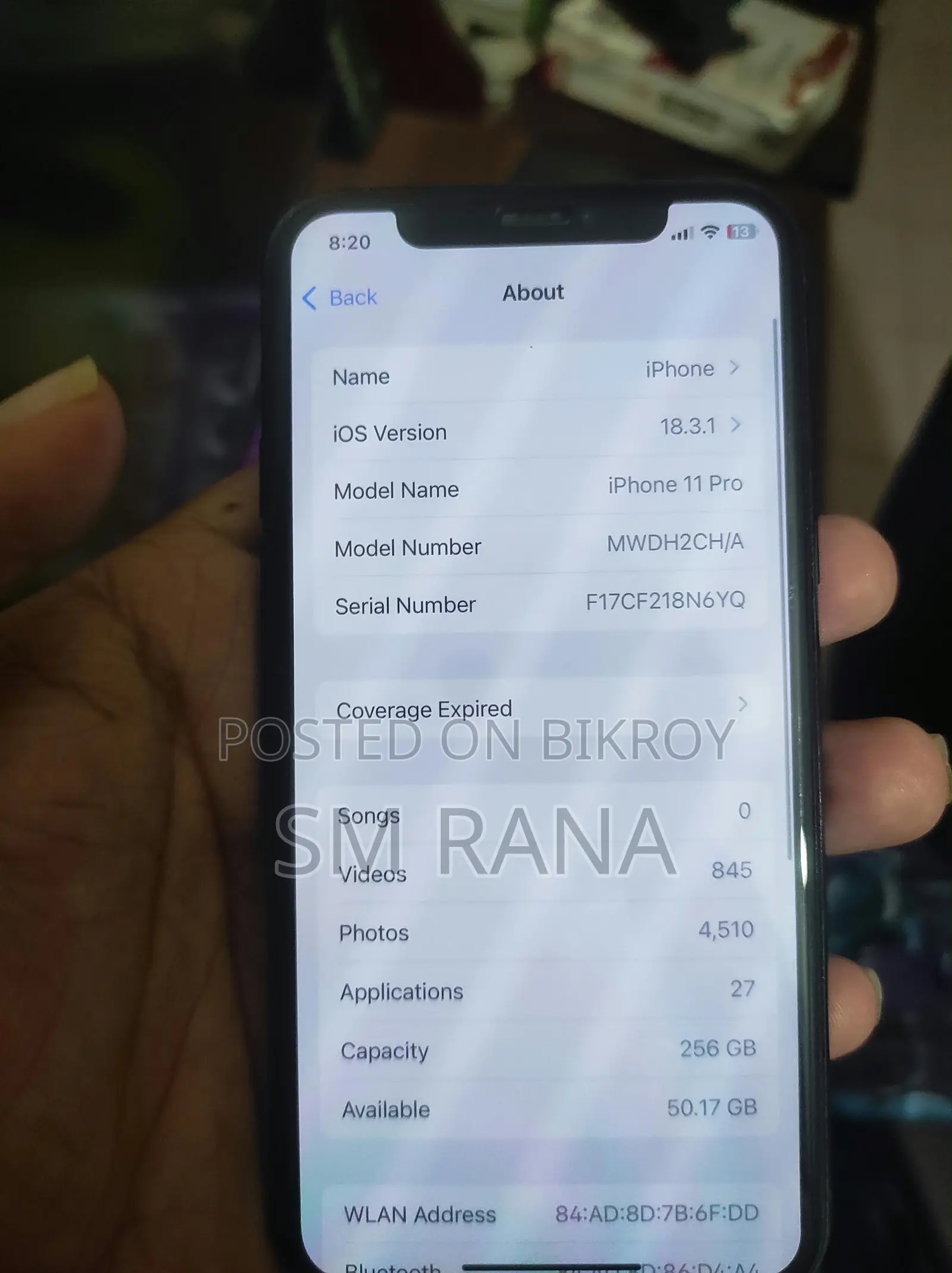 Apple iPhone 11 Pro 256 GB Black