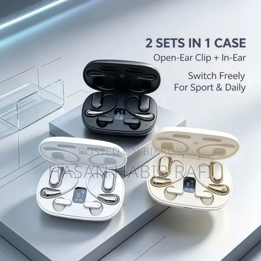 Q25 2-in-1 Couple Soft Ear Hooks Wireless Earbuds