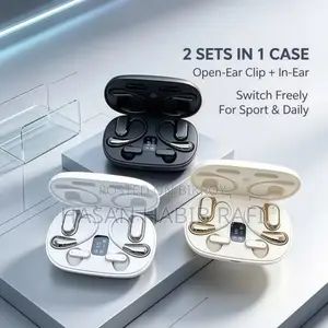 Q25 2-in-1 Couple Soft Ear Hooks Wireless Earbuds