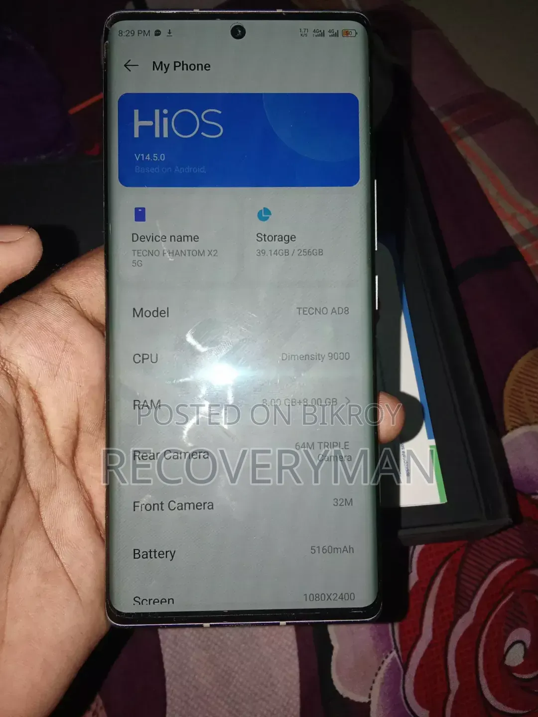 Tecno Phantom X2 5G 256 GB Bronze