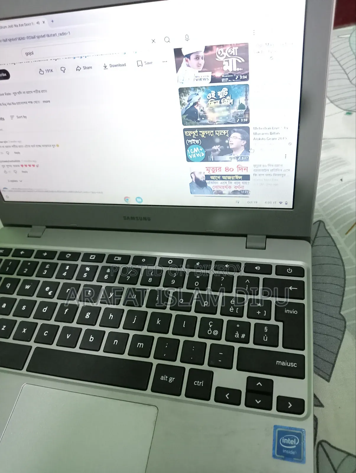 Laptop Samsung Chromebook 3 11 4GB Intel Celeron eMMC 32GB