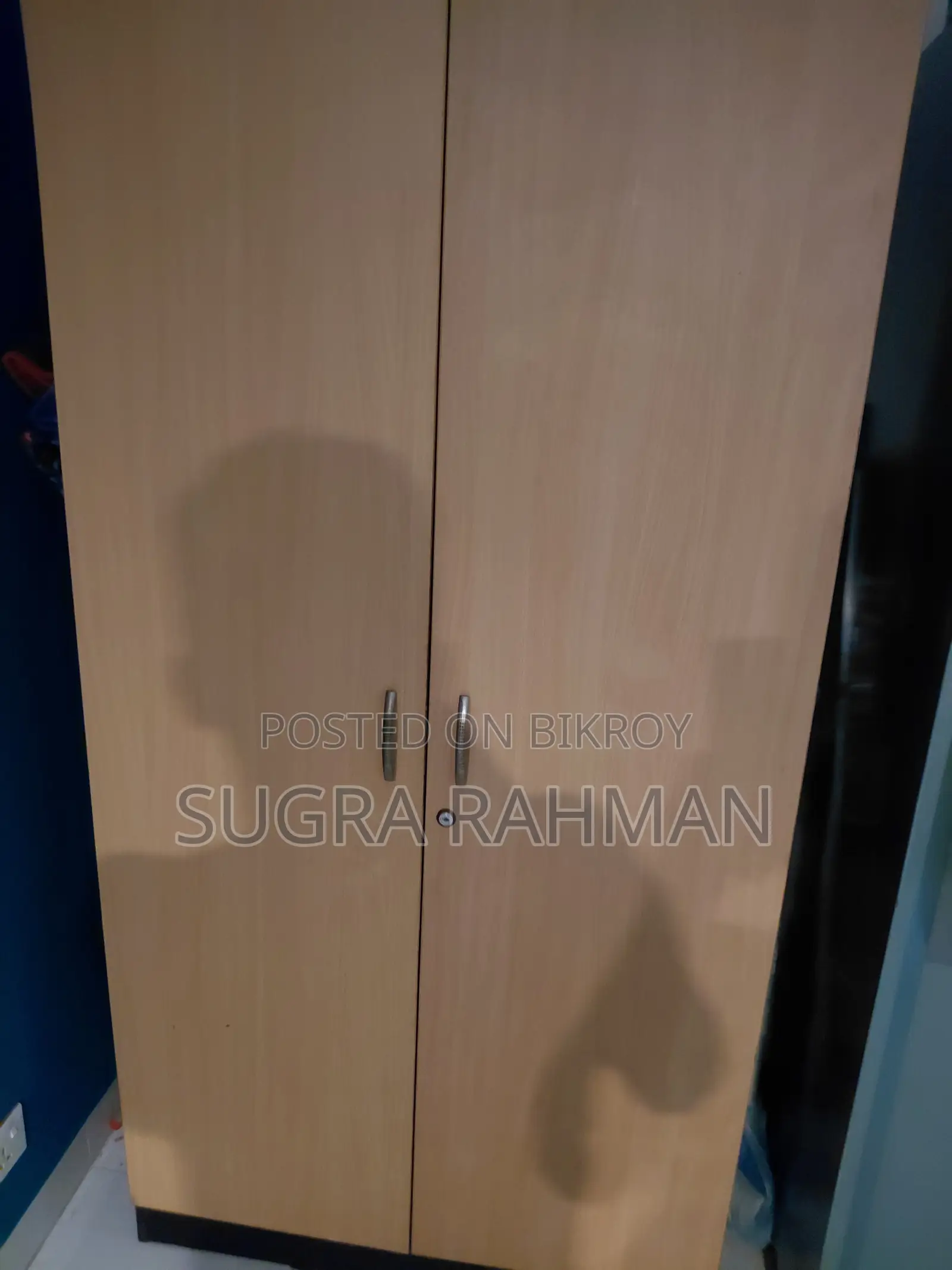 Showcase and study table, almirah will be sold