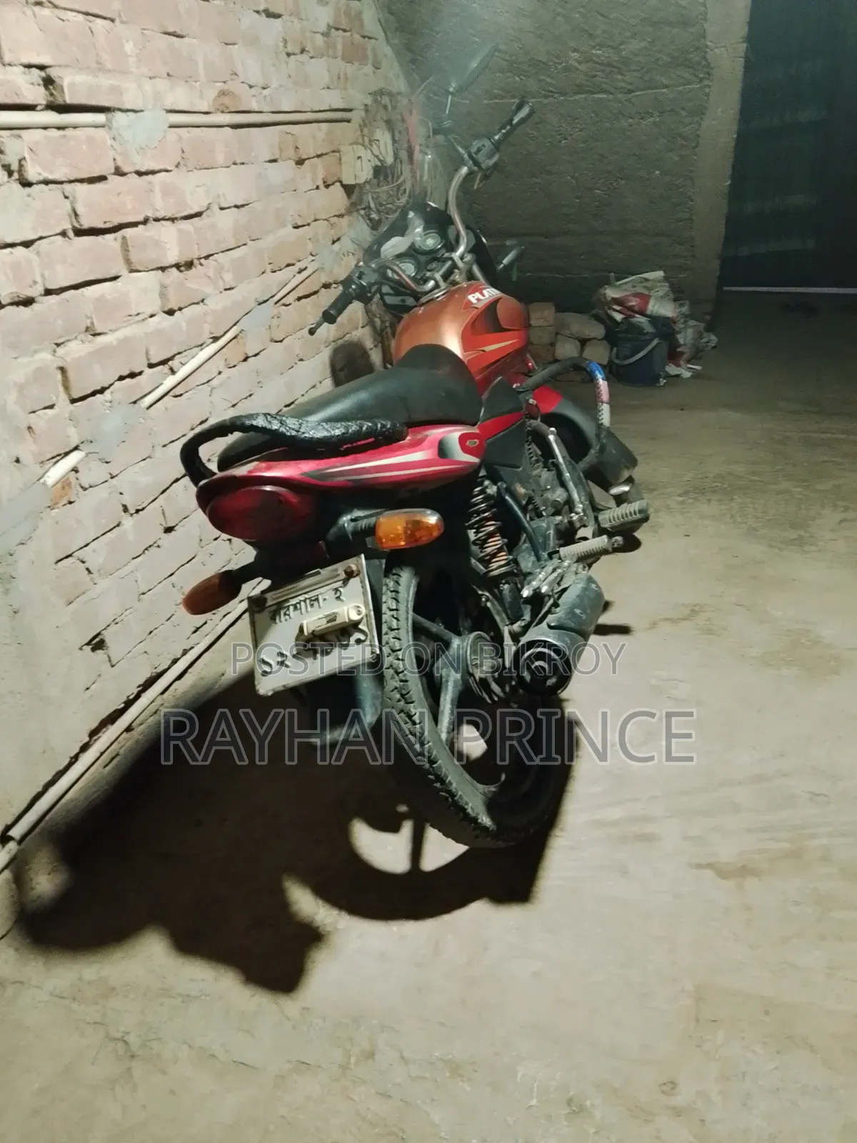 Bajaj Platina 100 2016 Red