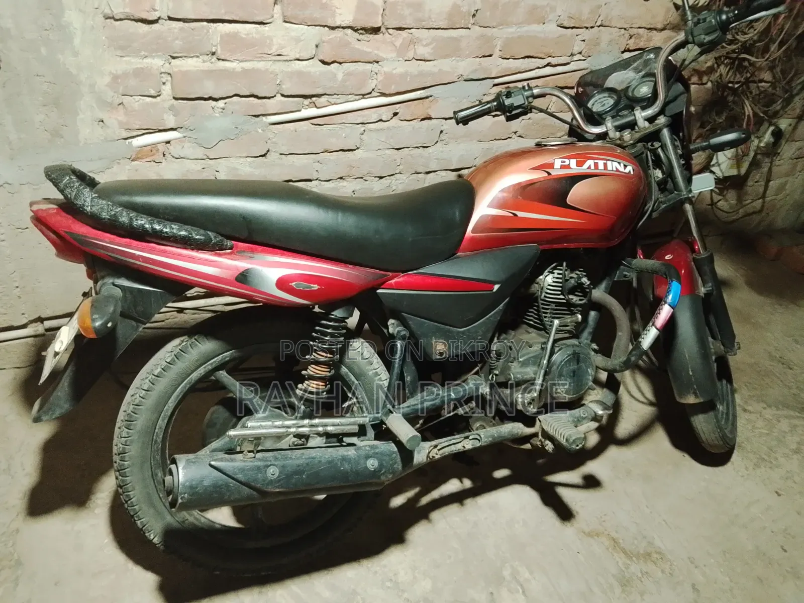 Bajaj Platina 100 2016 Red