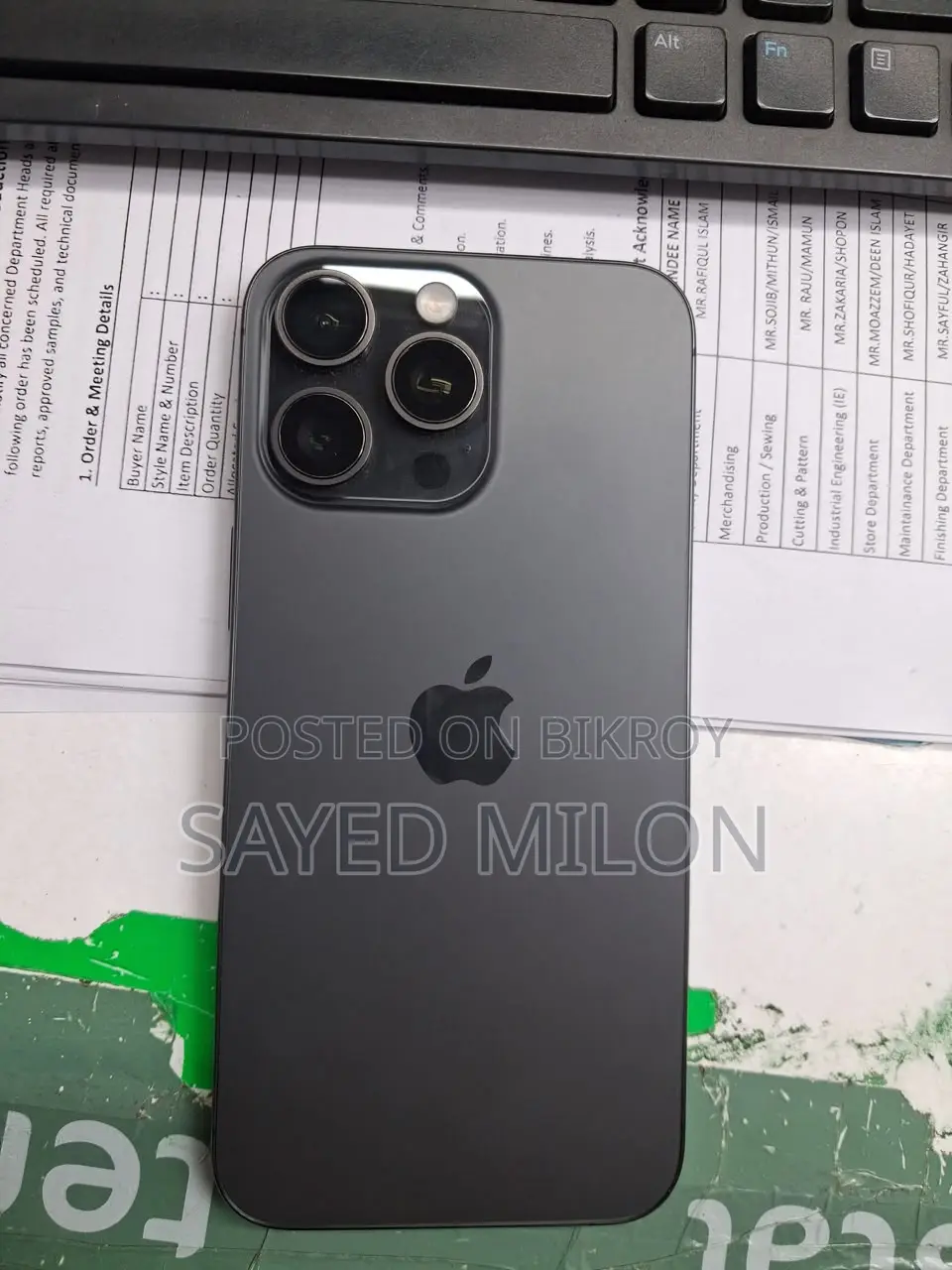 Apple iPhone 15 Pro Max 256 GB Black