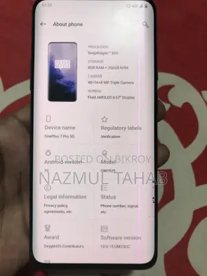 OnePlus 7 Pro 256 GB Blue