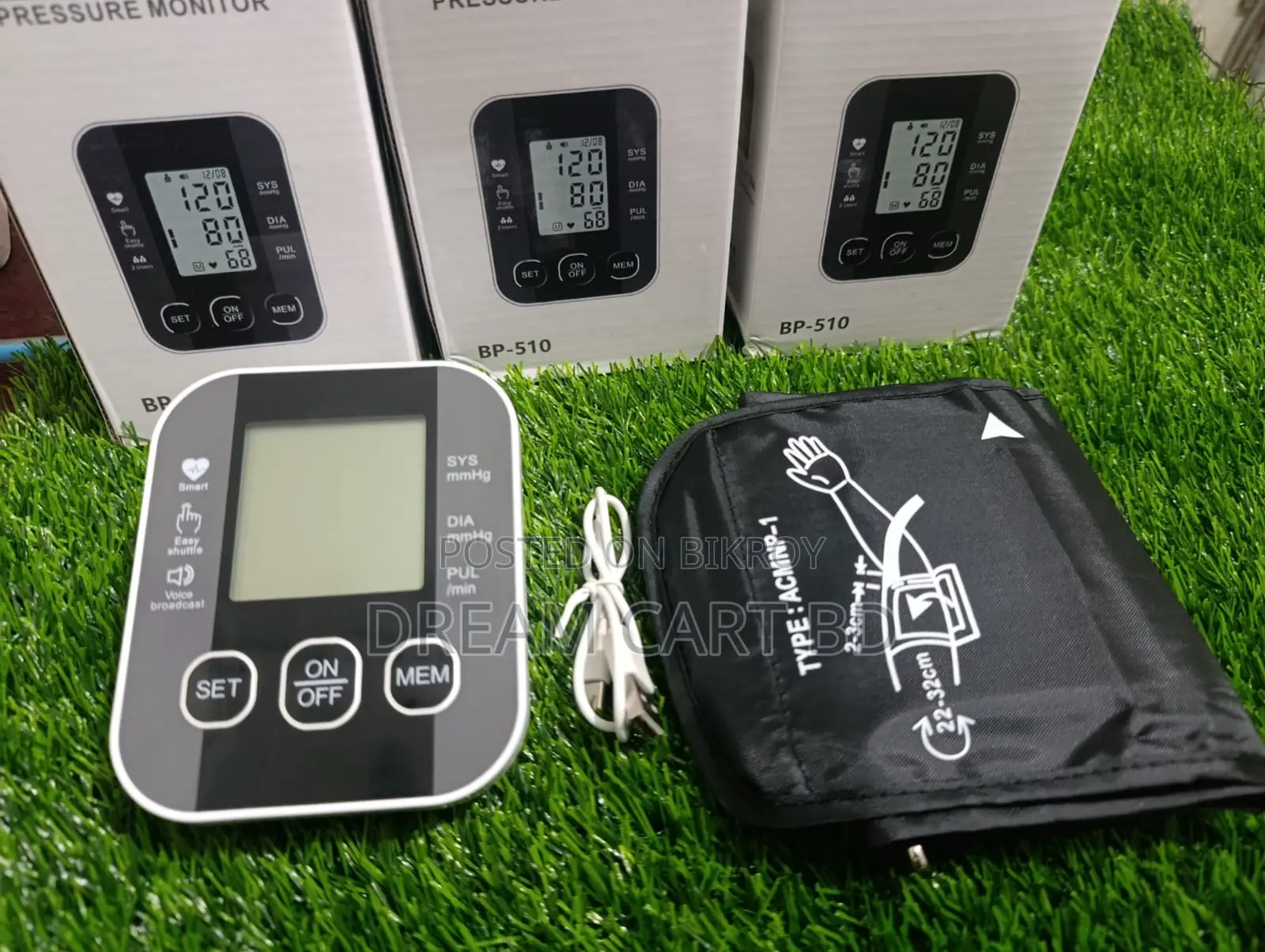 Digital Automatic Upper Arm Blood Pressure Monitor BP-510