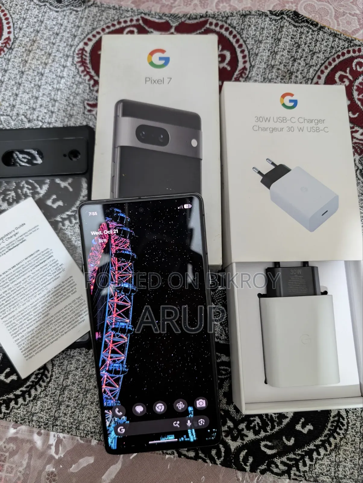 Google Pixel 7 256 GB Black